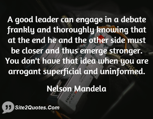 Good Quotes - Nelson Mandela