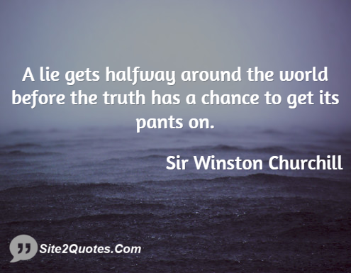 Famous Quotes - Winston Leonard Spencer-Churchill
