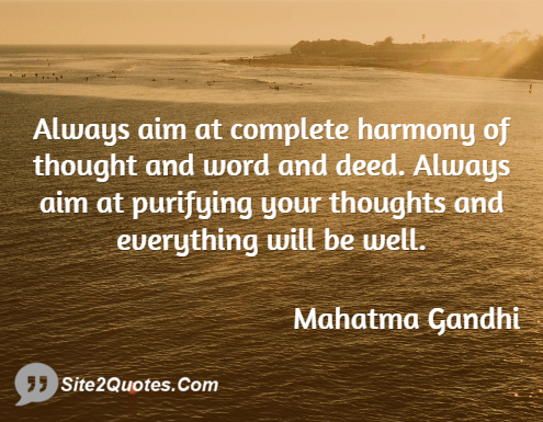 Famous Quotes - Mahatma Gandhi