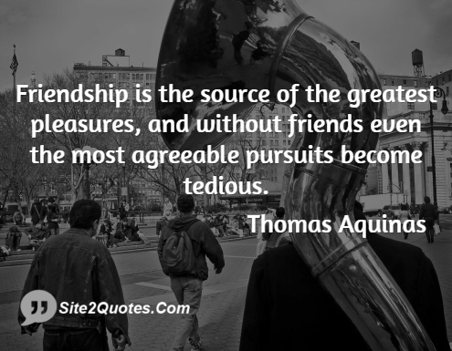 Friendship Quotes - Thomas Aquinas