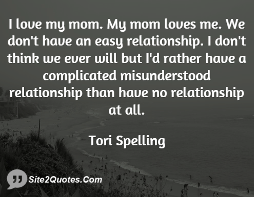 Relationship Quotes - Tori Spelling