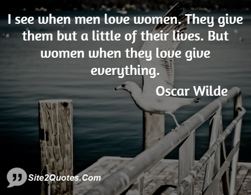 Relationship Quotes - Oscar Wilde