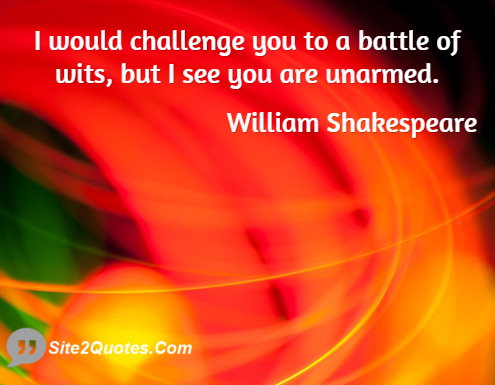 Funny Quotes - William Shakespeare