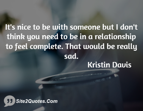 Relationship Quotes - Kristin Davis