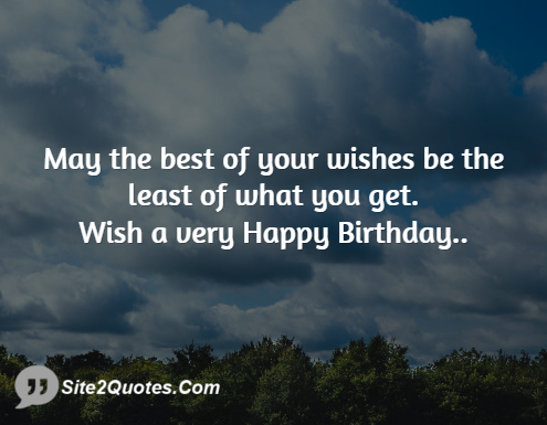 Birthday Wishes - Site2Quote