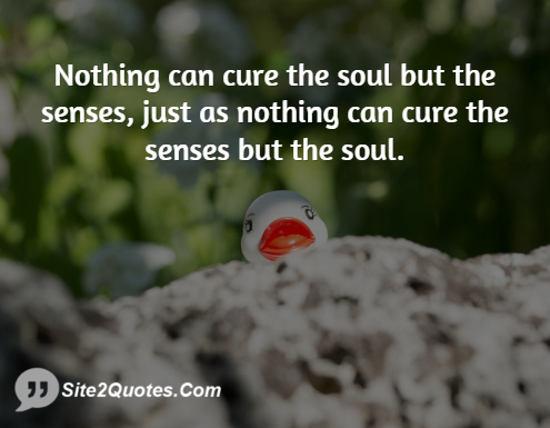 Nothing Can Cure the Soul - Sad Quotes - Oscar Wilde