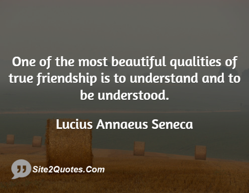 Friendship Quotes - Lucius Annaeus Seneca