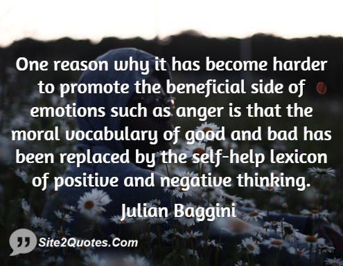 Positive Quotes - Julian Baggini