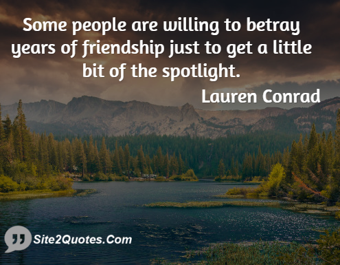 Friendship Quotes - Lauren Conrad