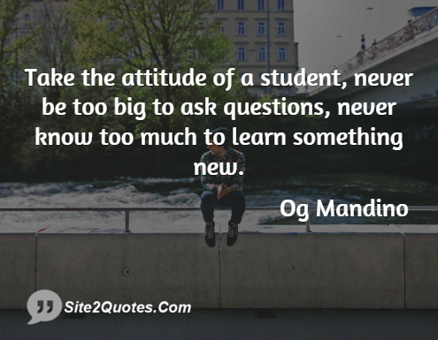 Attitude Quotes - Og Mandino
