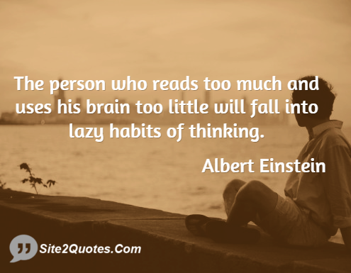 Famous Quotes - Albert Einstein