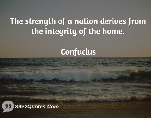 Family Quotes - Confucius