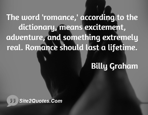 Romantic Quotes - Billy Graham