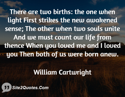 Romantic Quotes - William Cartwright