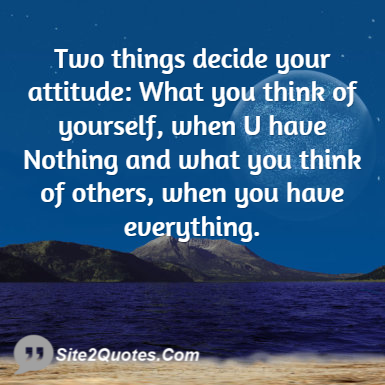 Attitude Quotes - Site2Quote
