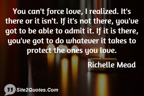 Romantic Quotes - Richelle Mead