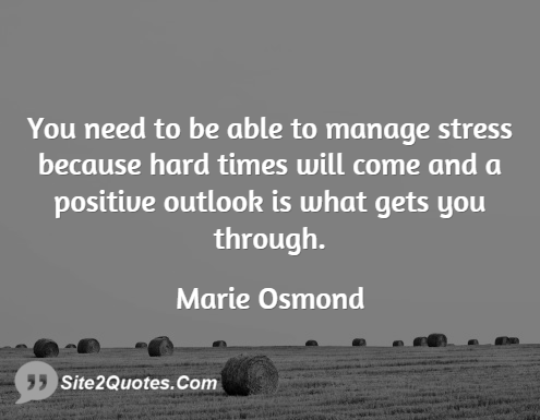 Positive Quotes - Marie Osmond