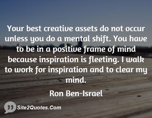 Positive Quotes - Ron Ben-Israel
