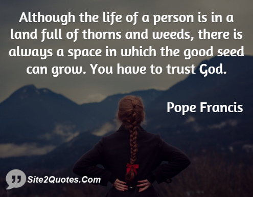 Trust Quotes - Pope Francis