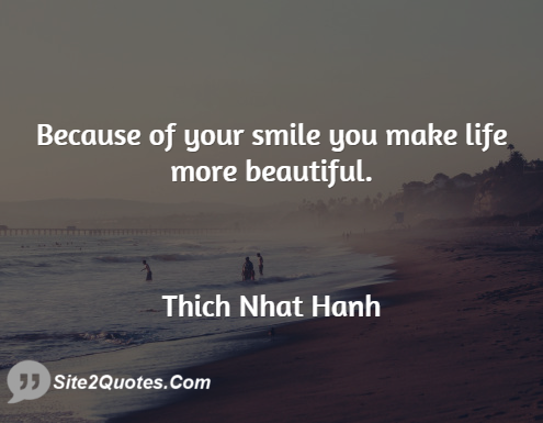 Smile Quotes - Thich Nhat Hanh