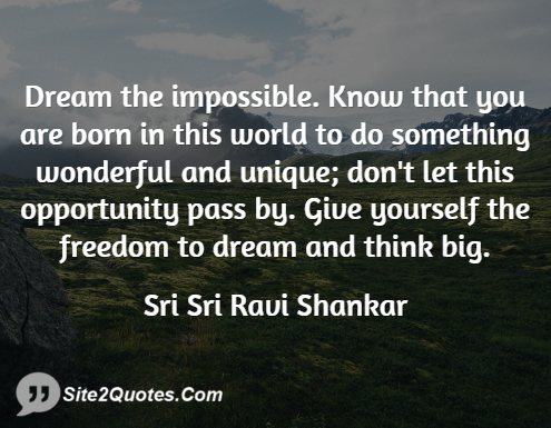 Inspirational Quotes - Sri Sri Ravi Shankar