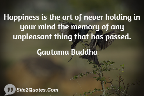 Happiness Quotes - Gautama Buddha