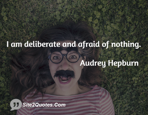 Inspirational Quotes - Audrey Hepburn