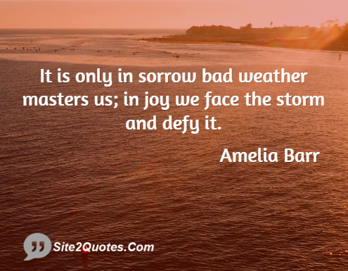 Inspirational Quotes - Amelia Barr