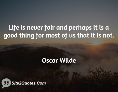Good Quotes - Oscar Wilde