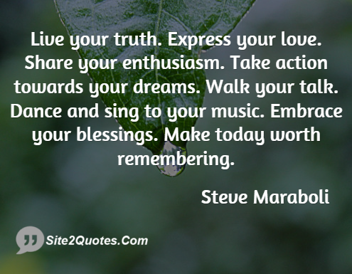 Life Quotes - Steve Maraboli