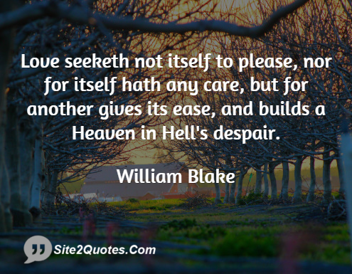 Love Quotes - William Blake