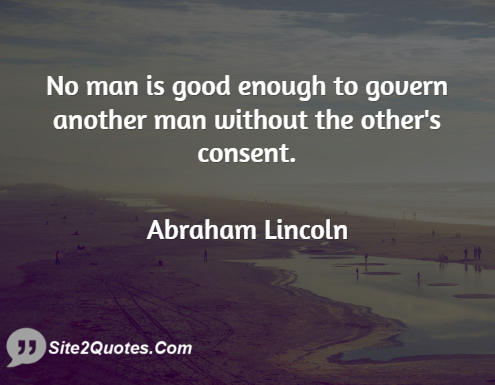 Good Quotes - Abraham Lincoln