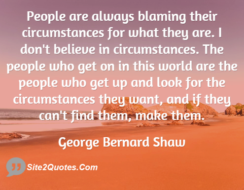 Inspirational Quotes - George Bernard Shaw