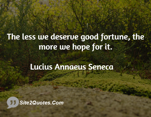 Good Quotes - Lucius Annaeus Seneca