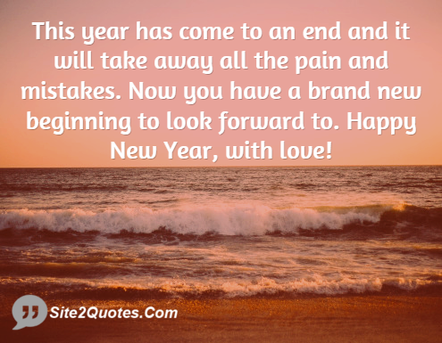 This Year Has Come To An End - New Year Wishes - Site2Quote