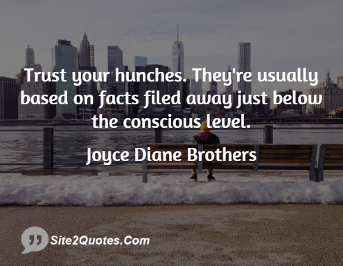 Trust Quotes - Joyce Diane Brothers