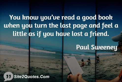 Good Quotes - Paul Sweeney