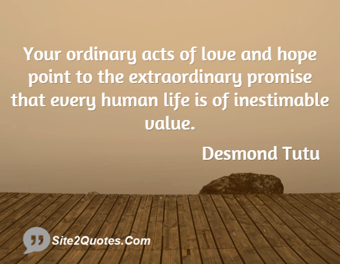 Inspirational Quotes - Desmond Tutu